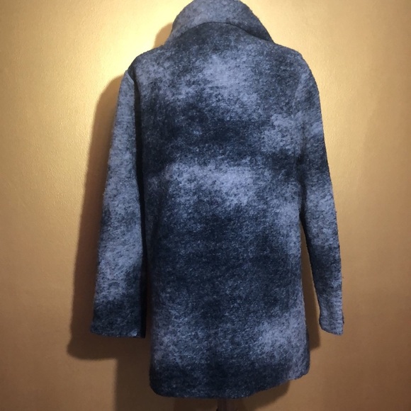 Nanette Lepore Grey Wool shawl collar swing coat single button closure Size XL - Picture 6 of 12
